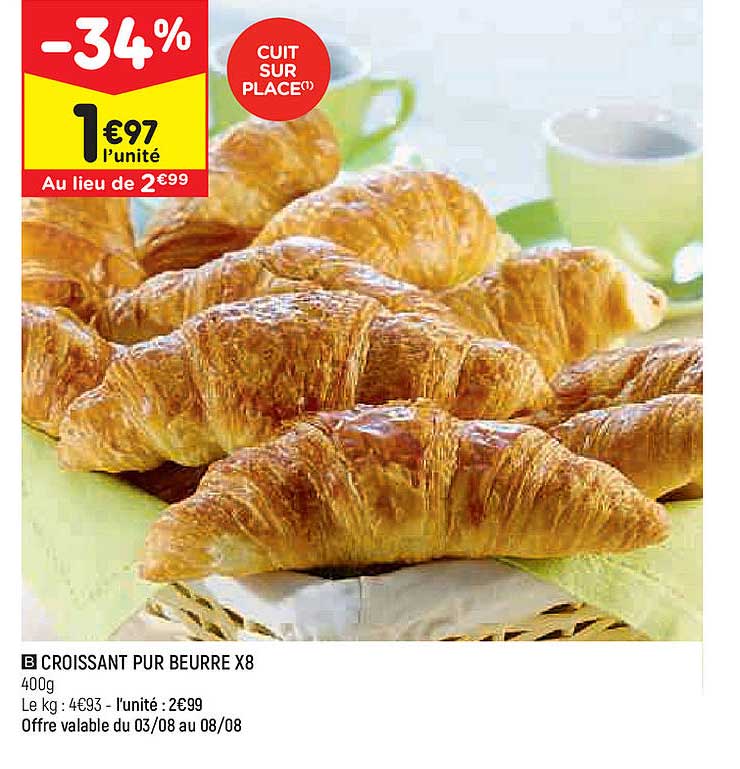 Croissant Pur Beurre X8