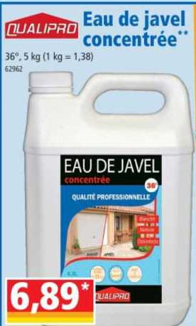 eau de javel concentrée qualipro