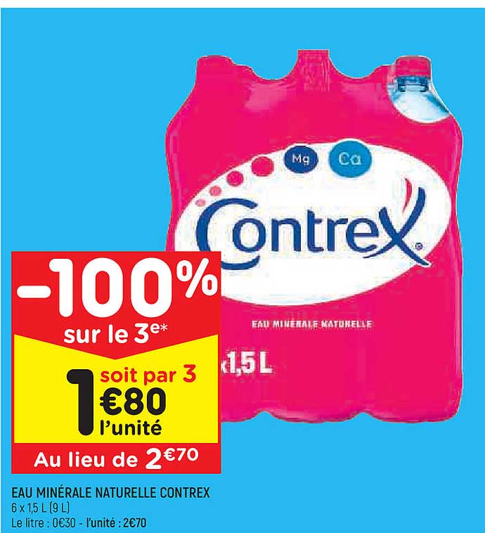 Eau Minérale Naturelle Contrex