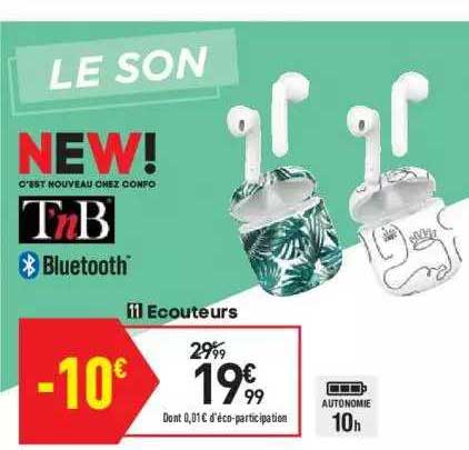 écouteurs Tnb