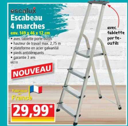 Escabeau 4 Marches Escalux