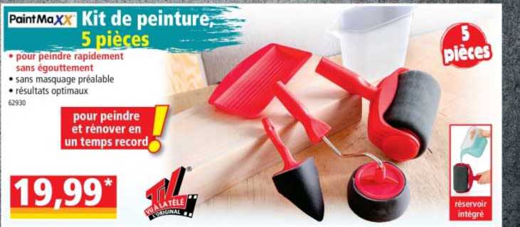 kit de peinture, 5 pièces paint maxx