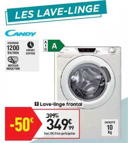 lave-linge frontal candy