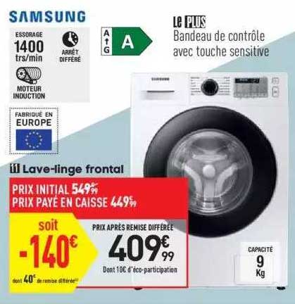 lave-linge frontal samsung