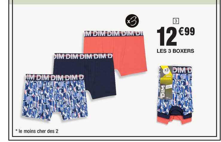 Les 3 Boxers Dim