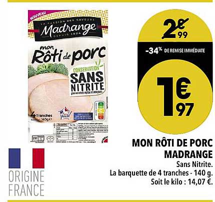 mon rôti de porc madrange