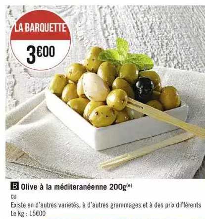olive à la méditeranéenne 200g