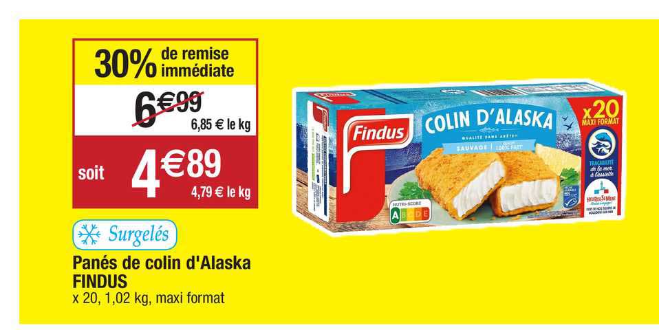 Panés De Colin D'alaska Findus