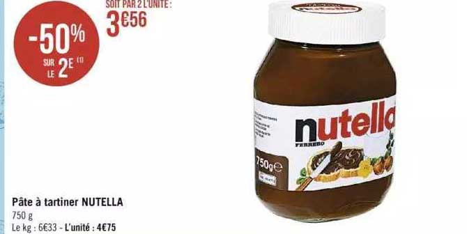 Pâte à Tartiner Nutella