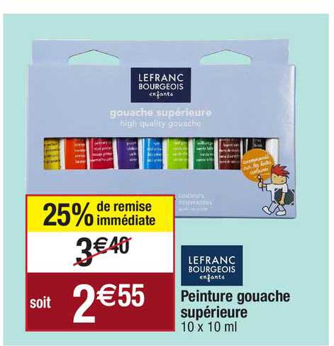 Peinture Gouache Supérieure Lefranc Bourgeois