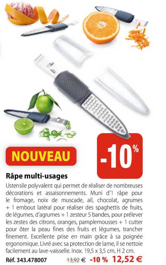râpe multi-usages