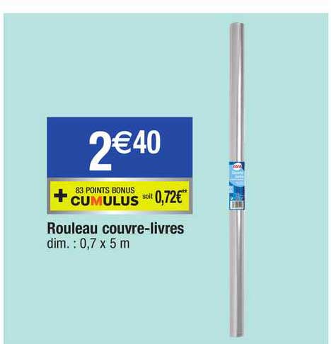 rouleau couvre-livres