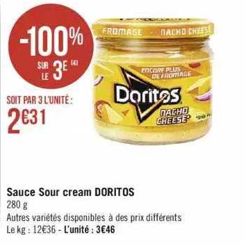 sauce sour cream doritos