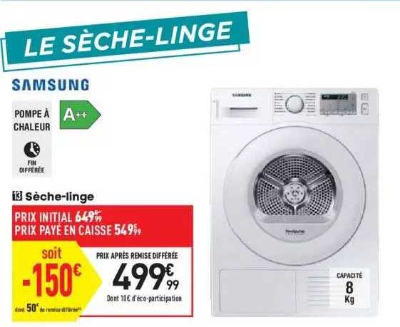 sèche-linge samsung