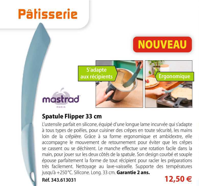 spatule flipper 33 cm mastrad