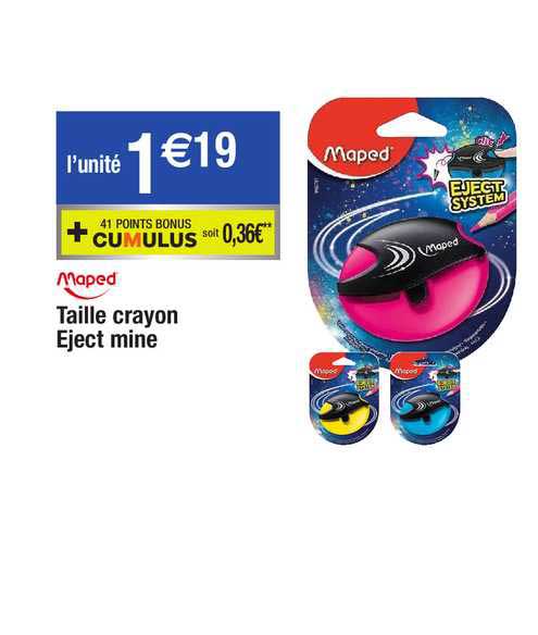 taille crayon eject mine maped