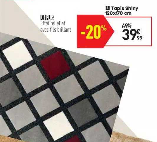 tapis shiny 120 x 170 cm