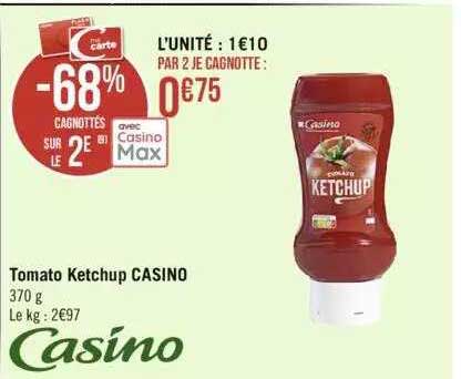 tomato ketchup casino