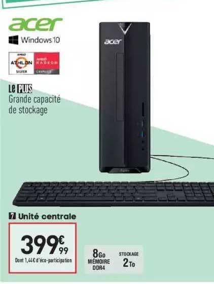 unité centrale acer