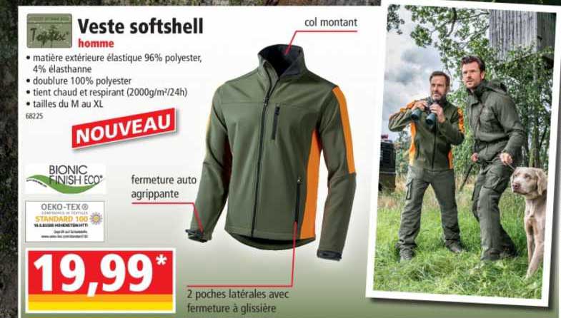 Veste Softshell Homme