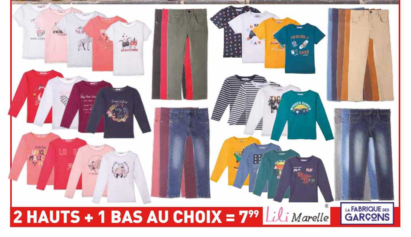 2 hauts + 1 bas lili marelle