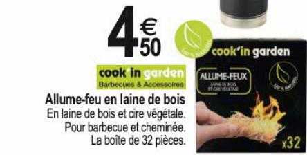 allume-feu enlaine de bois