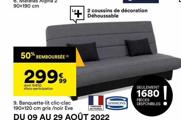 banquette-lit clic clac