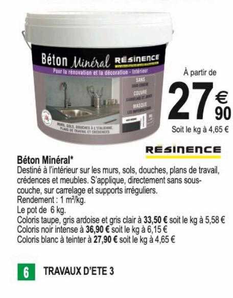 béton minèral