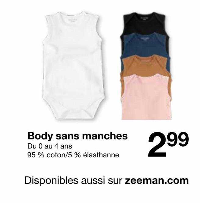body sans manches