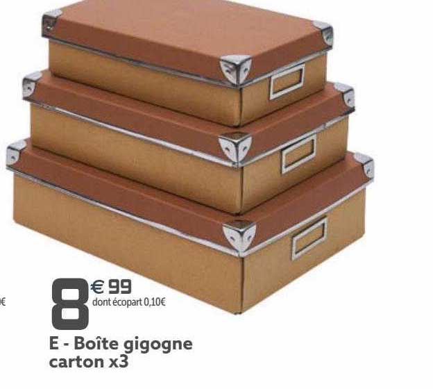 boîte gigogne carton x3