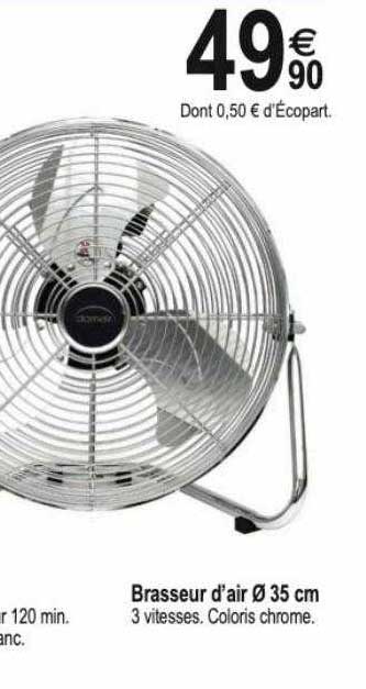 brasseur d'air ø 35 cm