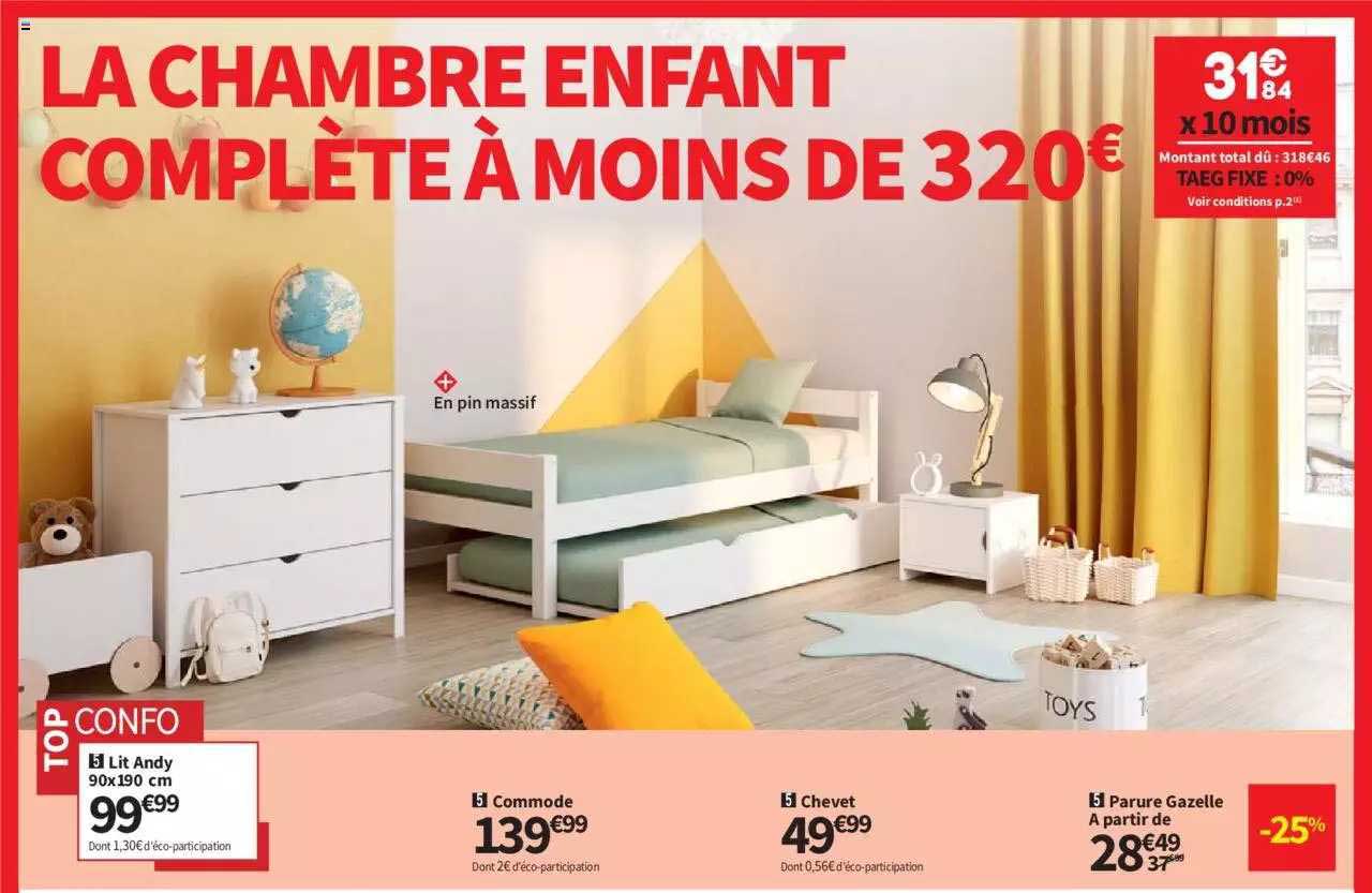 commode, chewt, parure gazelle