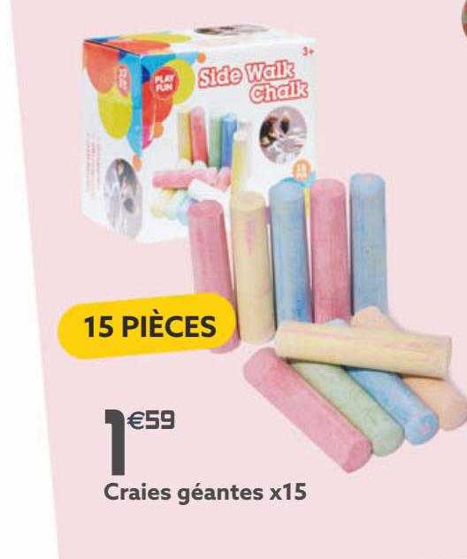 craies géantes x15