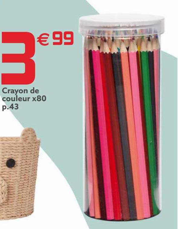 crayon de couleur x80