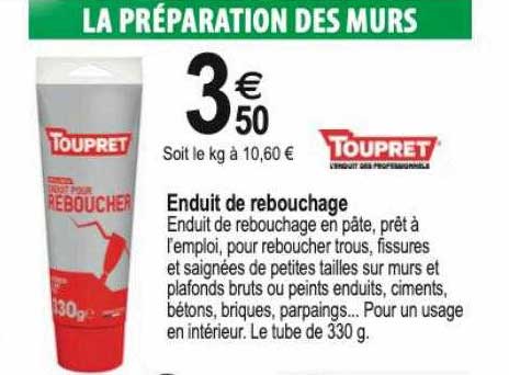 Enduit De Rebouchage