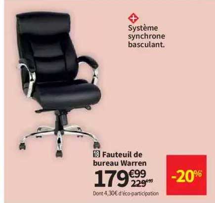 fauteuil de bureau warren