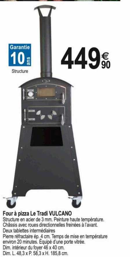 Four à Pizza Le Tradi Vulcano