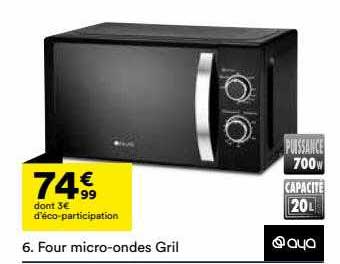 four micro-ondes gril