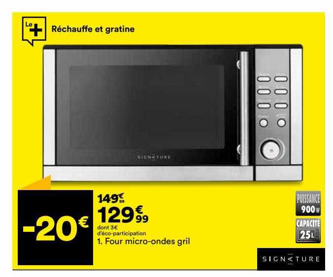 four micro-ondes gril