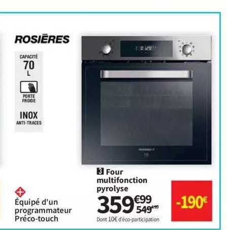 Four Multifonstion Pyrolyse Rosieres