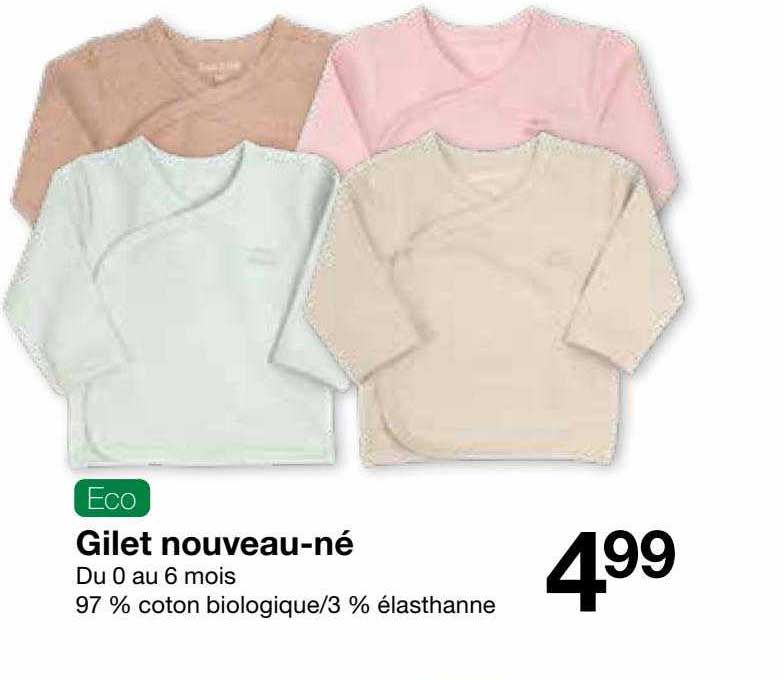 gilet nouveau-né