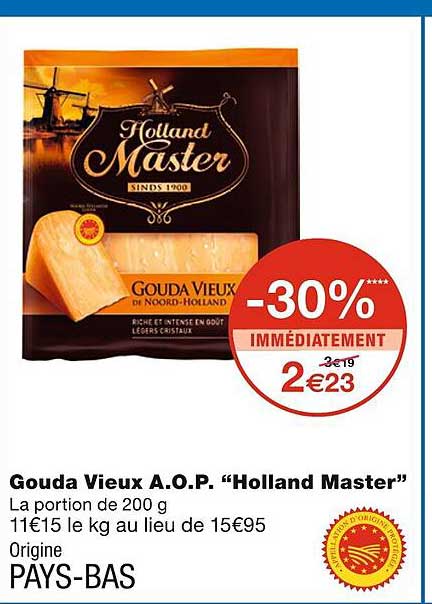 gouda vieux a.o.p. "holland master"