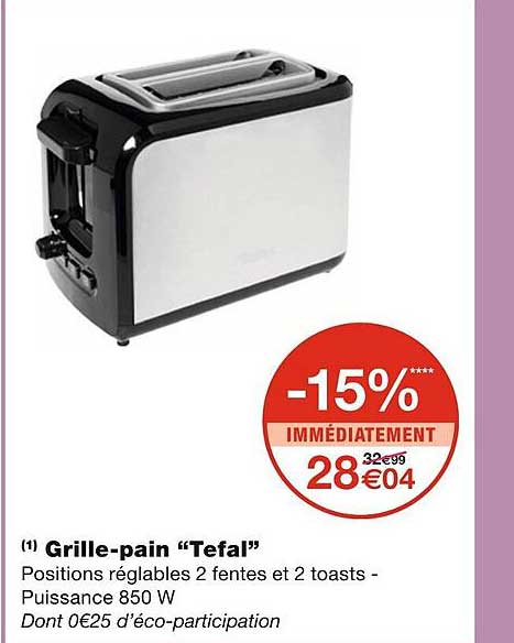 grille-pain "tefal"