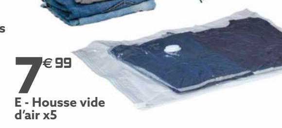 housse vide d'air x5