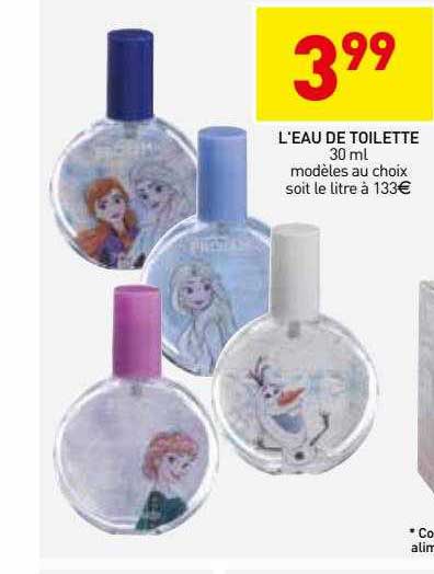 l'eau de toilette