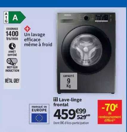 lave-linge frontal