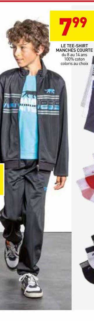 le tee-shirt manches courte