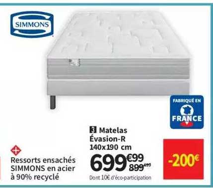 Matelas Evasion-r 140 X 190 Cm