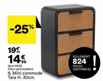 mini commode tara h. 30 cm