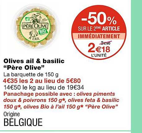 olives ail & basilic "père olive"